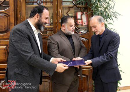 خداحافظی نگار نادری با ارشاد لاهیجان؛ محمد معافی سرپرست اداره فرهنگ و ارشاد شد