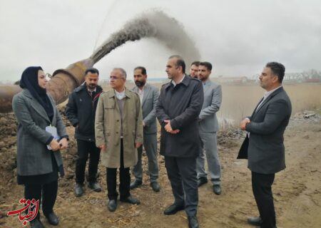 آغاز لایروبی حوضچه آرامش بندر كاسپین؛ گام راهبردی برای پایداری تجارت دریای خزر