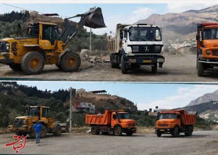 آغاز عملیات خاکریزی و تسطیح پیاده‌راه بلوار وحدت | رضایتمندی شهروندان مهم‌ترین سرمایه مدیریت شهری است