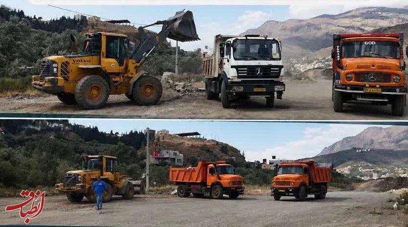 آغاز عملیات خاکریزی و تسطیح پیادهراه بلوار وحدت | رضایتمندی شهروندان مهمترین سرمایه مدیریت شهری است