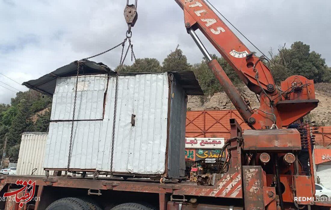 اجرای طرح ساماندهی معابر و رفع سد معبر در پایین‌بازار و شهرک مادر رودبار