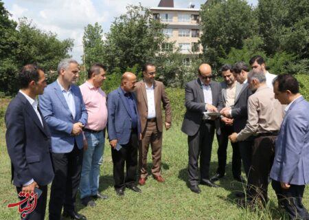 تملک دو قطعه زمین در مسیر بلوار دکتر حکیم زاده به دانشگاه