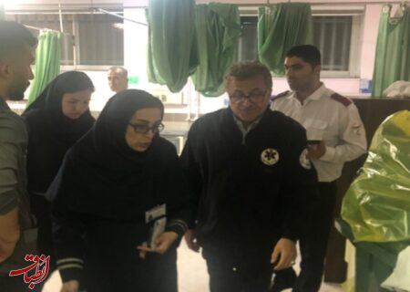 آب‌گرفتگی اورژانس پورسینا؛ حضور میدانی رئیس دانشگاه علوم پزشکی گیلان
